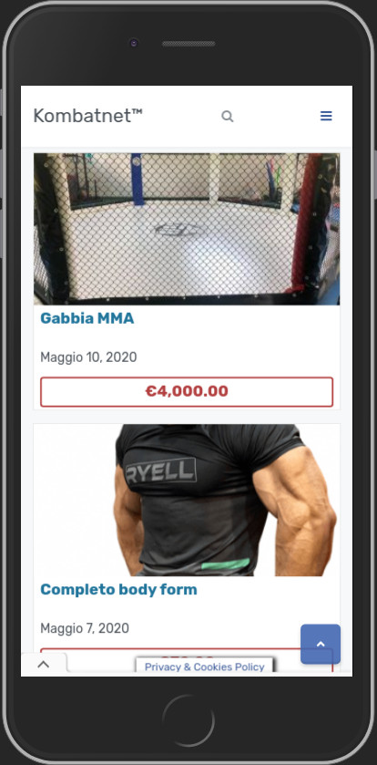 Annunci sul Marketplace di Kombatnet