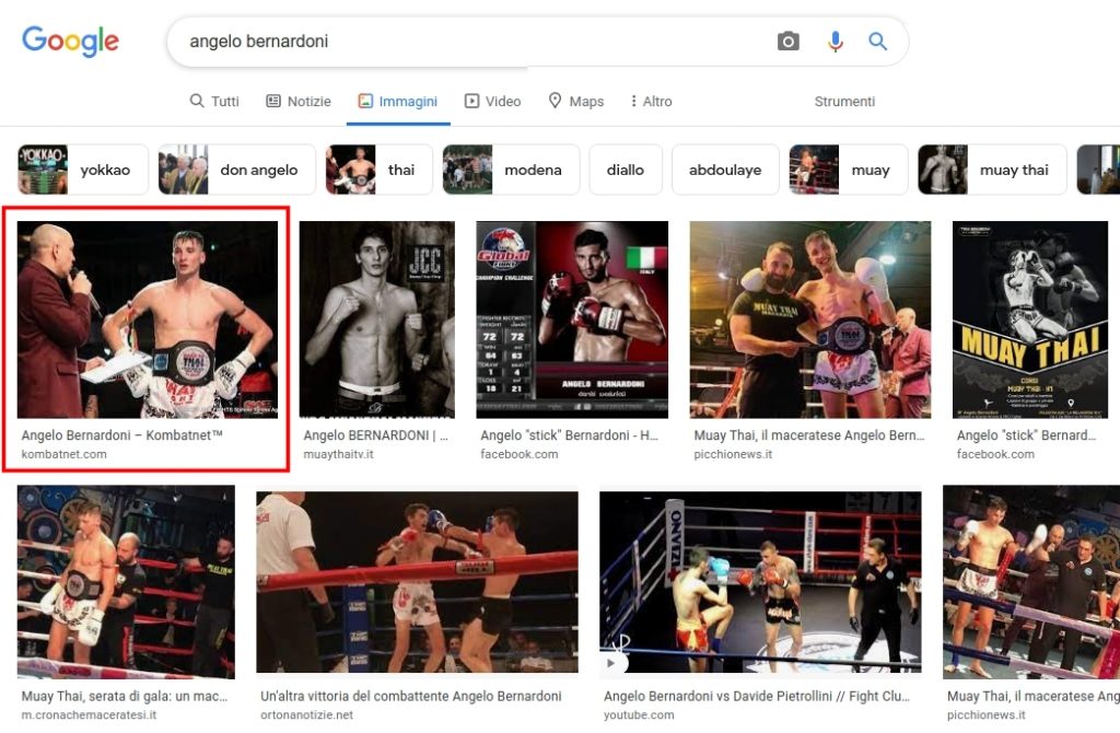 Primi su Google Immagini grazie a Kombatnet