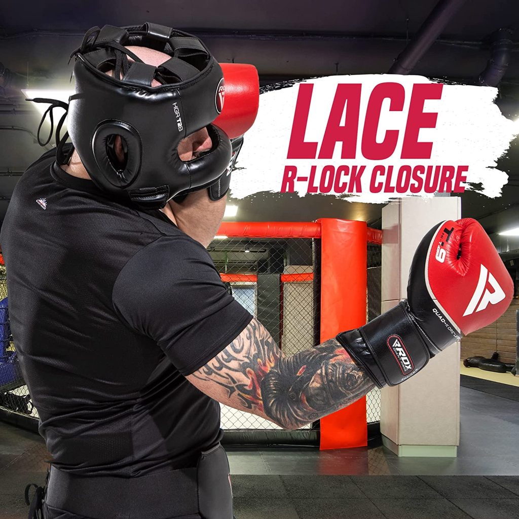 Caschetto boxe muay thai kickboxing MMA karate taekwondo fullcontact combat sport arti marziali RDX HGR T2B Maya Hide - Kombatnet Blog
