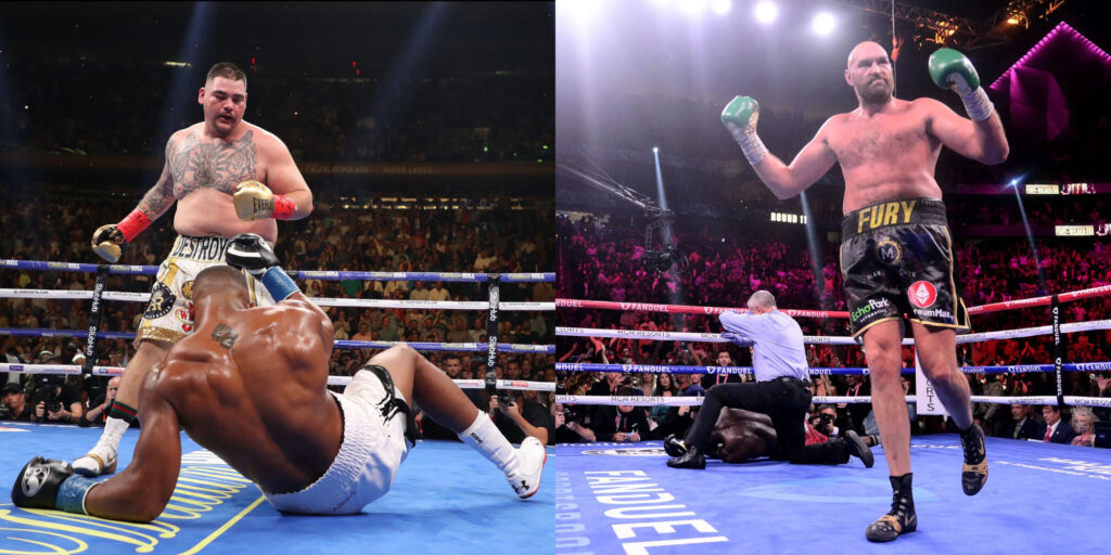 Andy Ruiz Jr. e Tyson Fury: campioni senza addominali scolpiti con grasso in evidenza - Kombatnet Blog