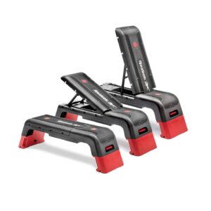 Reebok Deck panca reclinabile step fitness regolabile altezza portaoggetti antiscivolo - Kombatnet