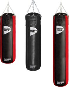 Sacco da boxe GREEN HILL in vera pelle di diverse dimensioni e peso - Kombatnet