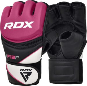 RDX MMA Guanti Pelle Donna Maya Hide Grappling Guanti Sparring Sacco Allenamento - Kombatnet