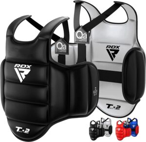 RDX TKD Corpetto Protettivo Taekwondo Torace Petto Guardia Corpo Kickboxing Karate reversibile - Kombatnet