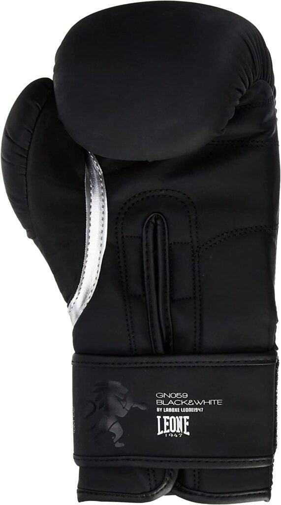 Guantoni black and white Leone 1947 interno sinistro - Kombatnet
