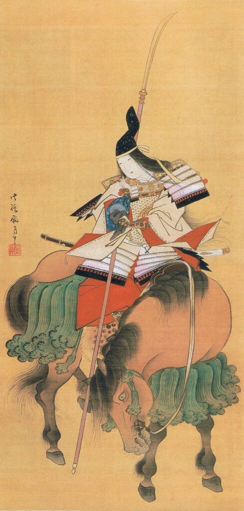 Tomoe Gozen, donna samurai giapponese vissuta durante il periodo Heian