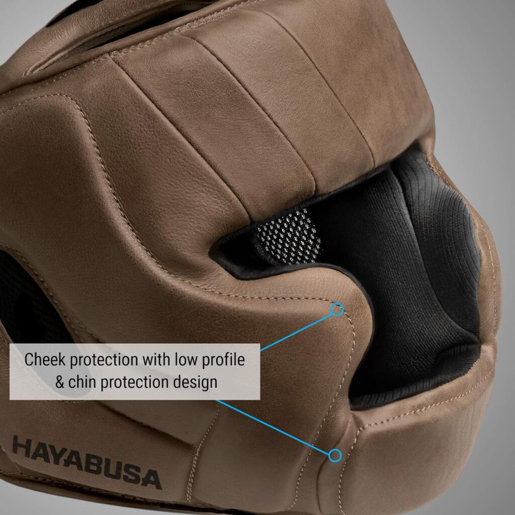 Hayabusa T3 LX caschetto in pelle parazigomi - Kombatnet