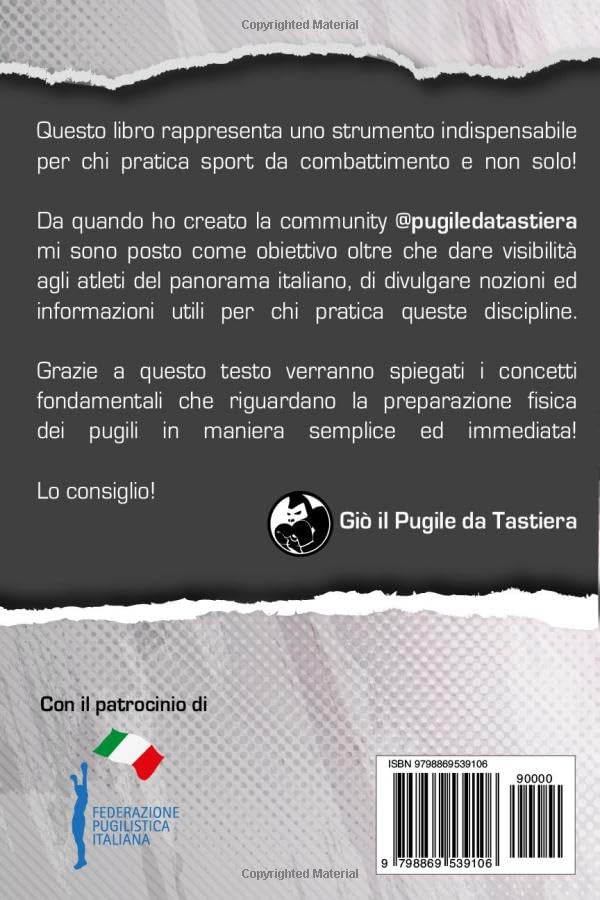 Libro - BOXE Condizionamento Fisico e Sviluppo della Forza Funzionale Pugile da Tastiera retro - Kombatnet