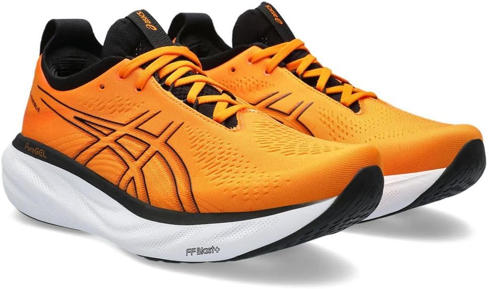 ASICS Nimbus 25 Scarpe Da Running Arancio Nero coppia - Kombatnet