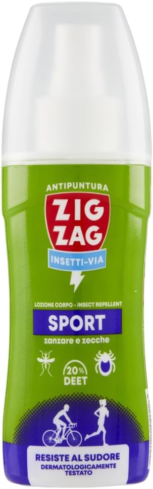 ZIG ZAG - LOZIONE INSETTI VIA SPORT 100ML - Kombatnet