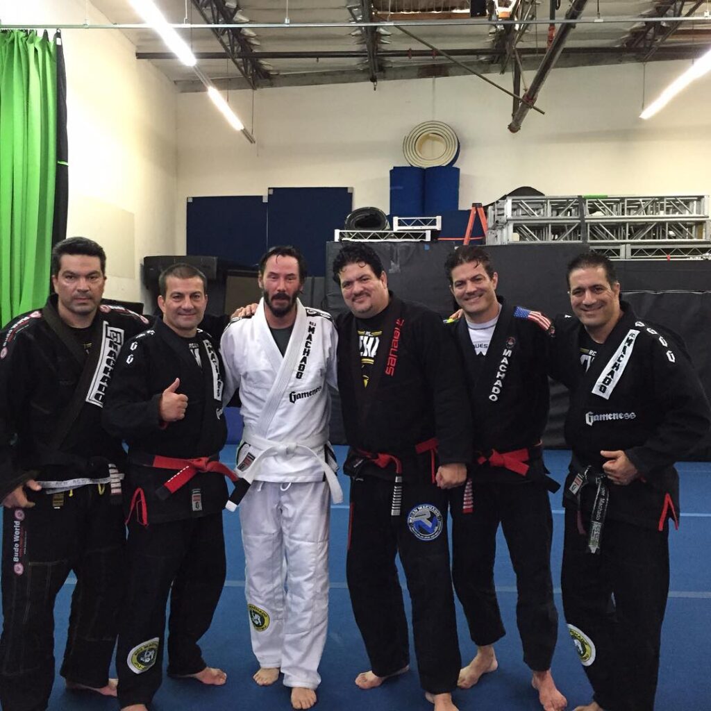 Keanu Reeves Jean Jacques Machado BJJ - Kombatnet