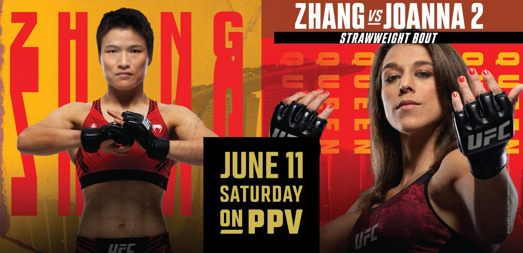 Zhang Weili vs. Joanna Jedrzejczyk 2, UFC 275