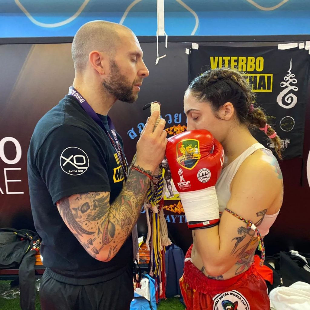 La campionessa Sveva Melillo si allena con il Maestro Daniele Marinetti della Viterbo Muay Thai Camp - Kombatnet News