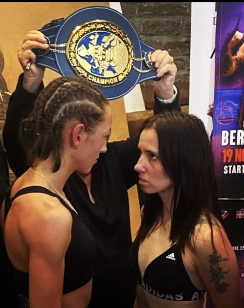 Face to face tra Martina Bernile e Justine Lallemand al weigh-in pre match - Kombatnet News