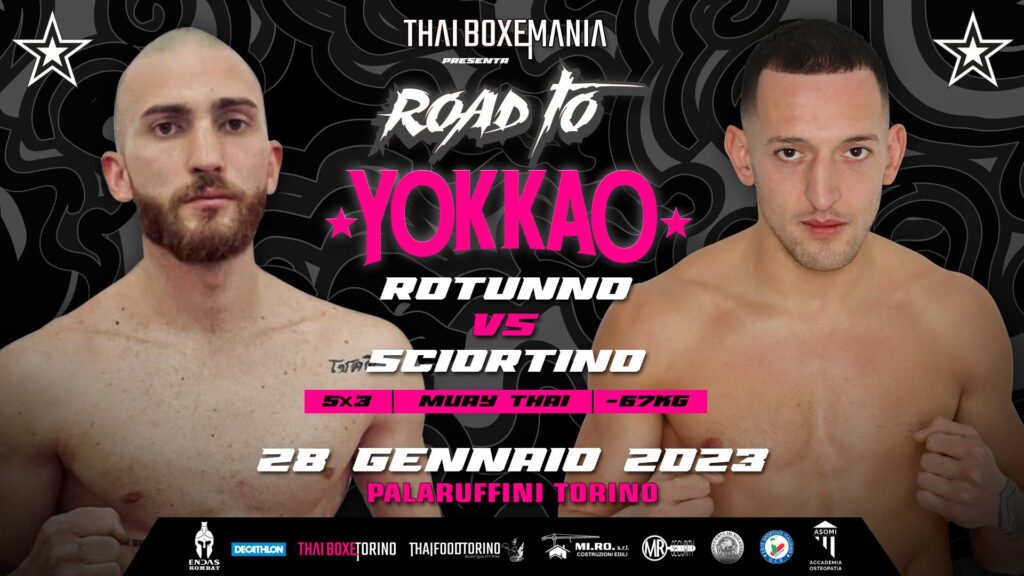Rotunno vs Sciortino Road to Yokkao Muay Thai - Kombatnet
