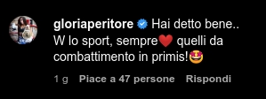 Il commento di Gloria Peritore alla risposta di Luigi Busà a Fedez