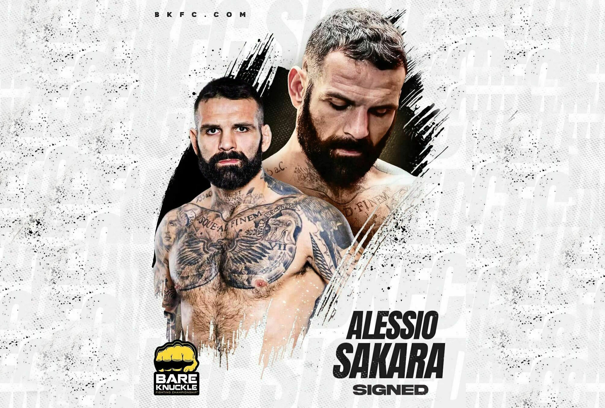 Alessio Sakara firma con la BKFC, promotion di boxe a mani nude