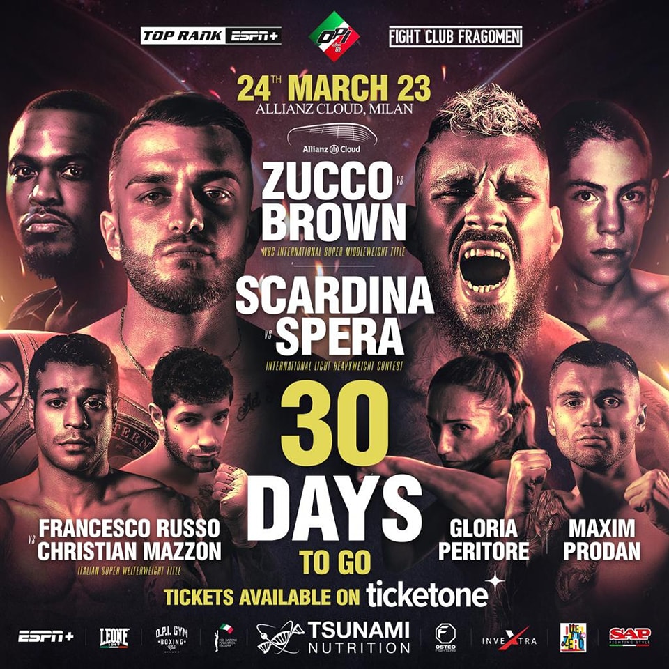 Da Ivan Zucco a Gloria Peritore, il grande pugilato italiano targato OPI Since 82 all'Allianz Cloud di Milano