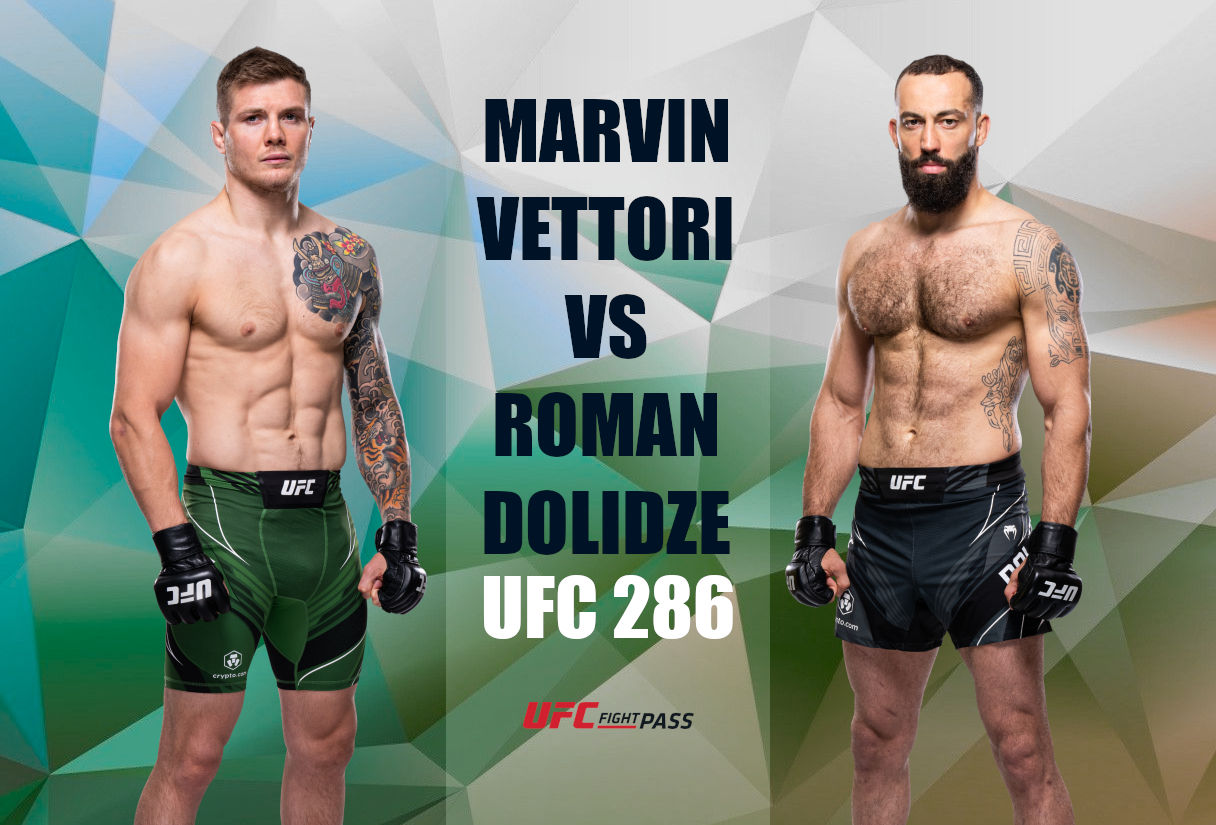 Marvin Vettori torna nell'ottagono: affronterà Roman Dolidze in apertura di UFC 286