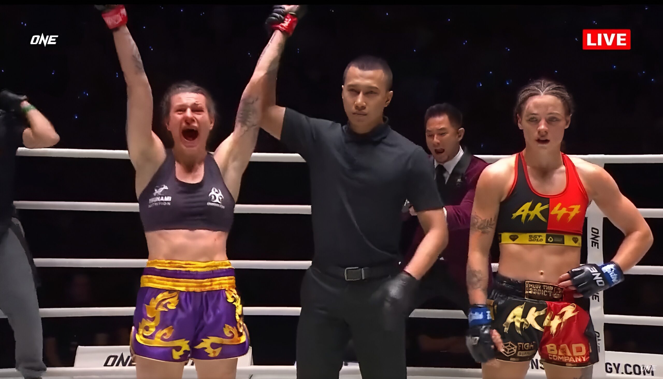 One Fight Night 11: Martine Michieletto sconfigge Amber Kitchen nella Muay Thai