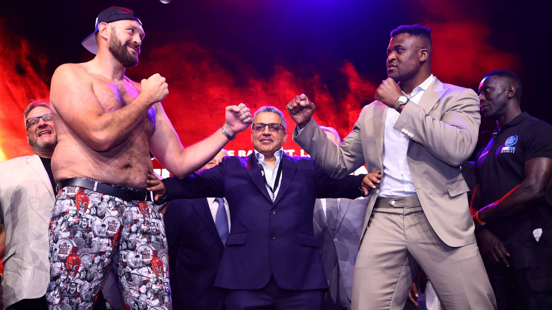 TYSON FURY: "SE PERDESSI CONTRO NGANNOU NON POTREI MAI PIÙ MOSTRARE LA MIA FACCIA IN PUBBLICO"
