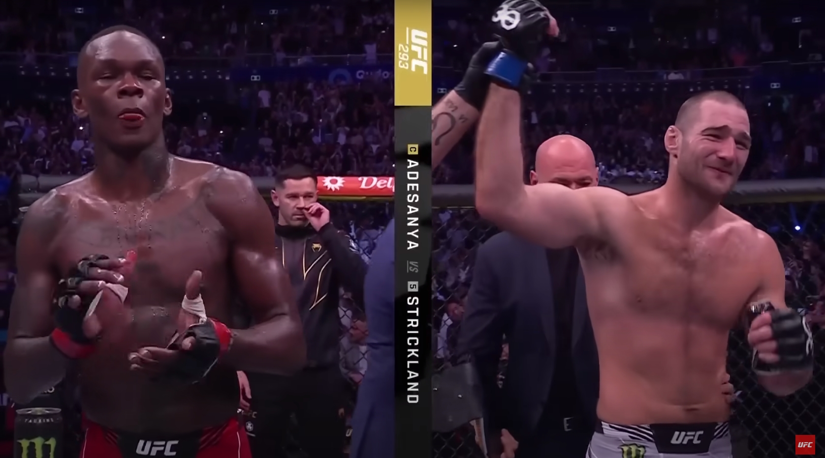 Sean Strickland shock: batte Israel Adesanya ad UFC 293 e diventa il nuovo campione dei pesi medi