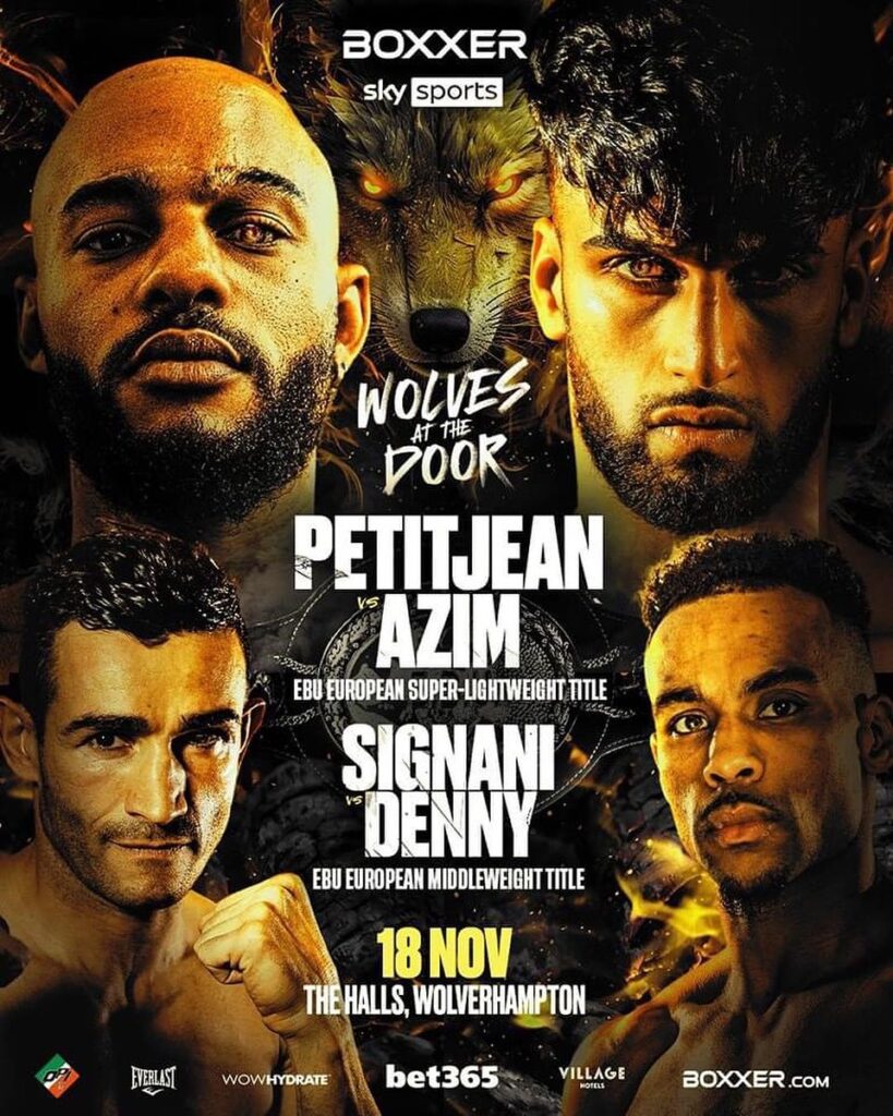 Locandina evento Wolves at the Door Petitjiean vs Azin Signani vs Denny - Kombatnet