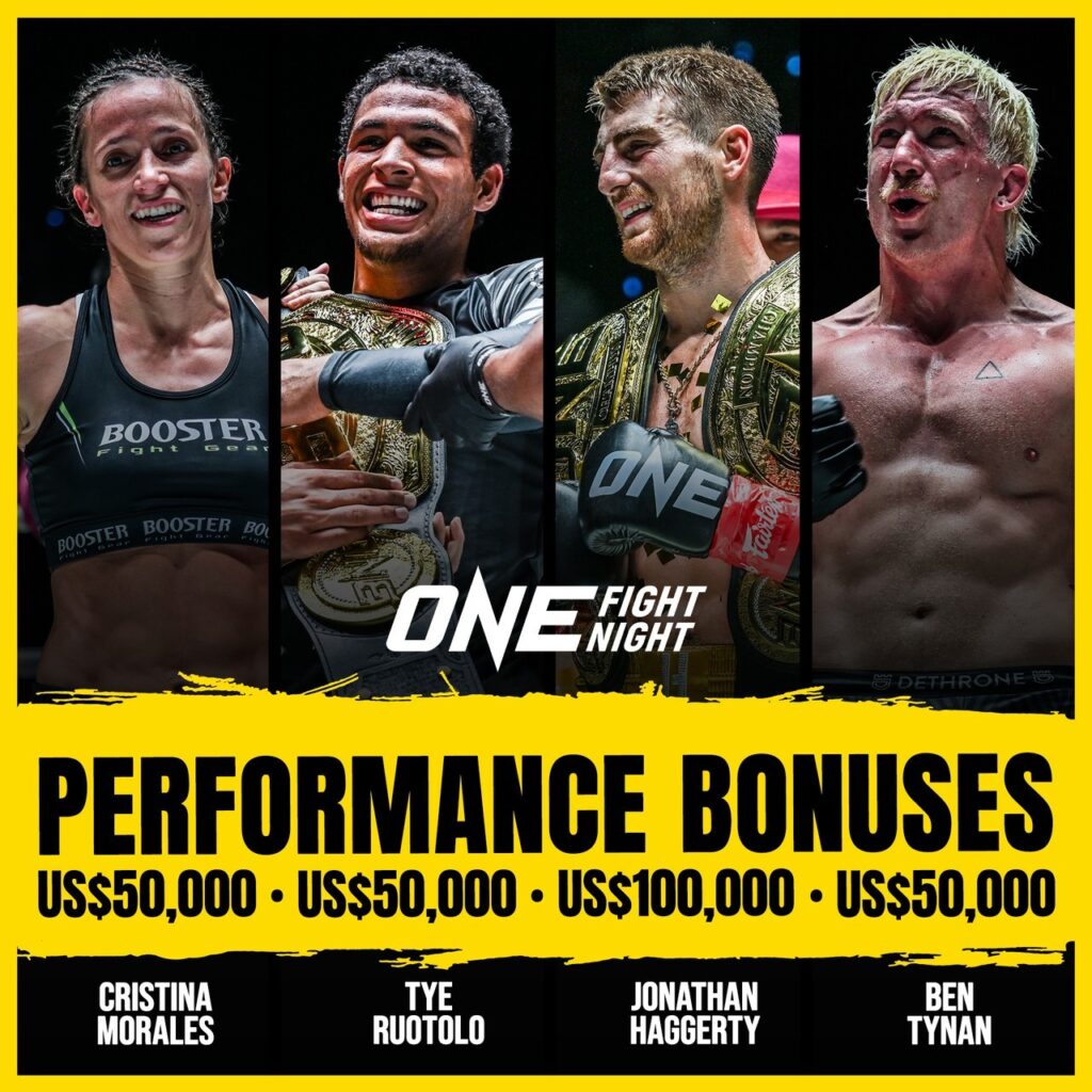 ONE Fight Night 16 Bonus Cristina Morales Tye Ruotolo Jonathan Haggerty Ben Tynan - Kombatnet