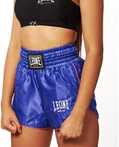 Shorts da donna Leone 1947 per Kickboxing e Muay Thai viola - Kombatnet