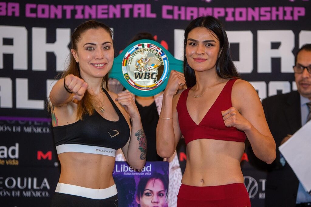 Cerimonia del peso Camilla Panatta Elizabet La Bonita Chavez - Kombatnet