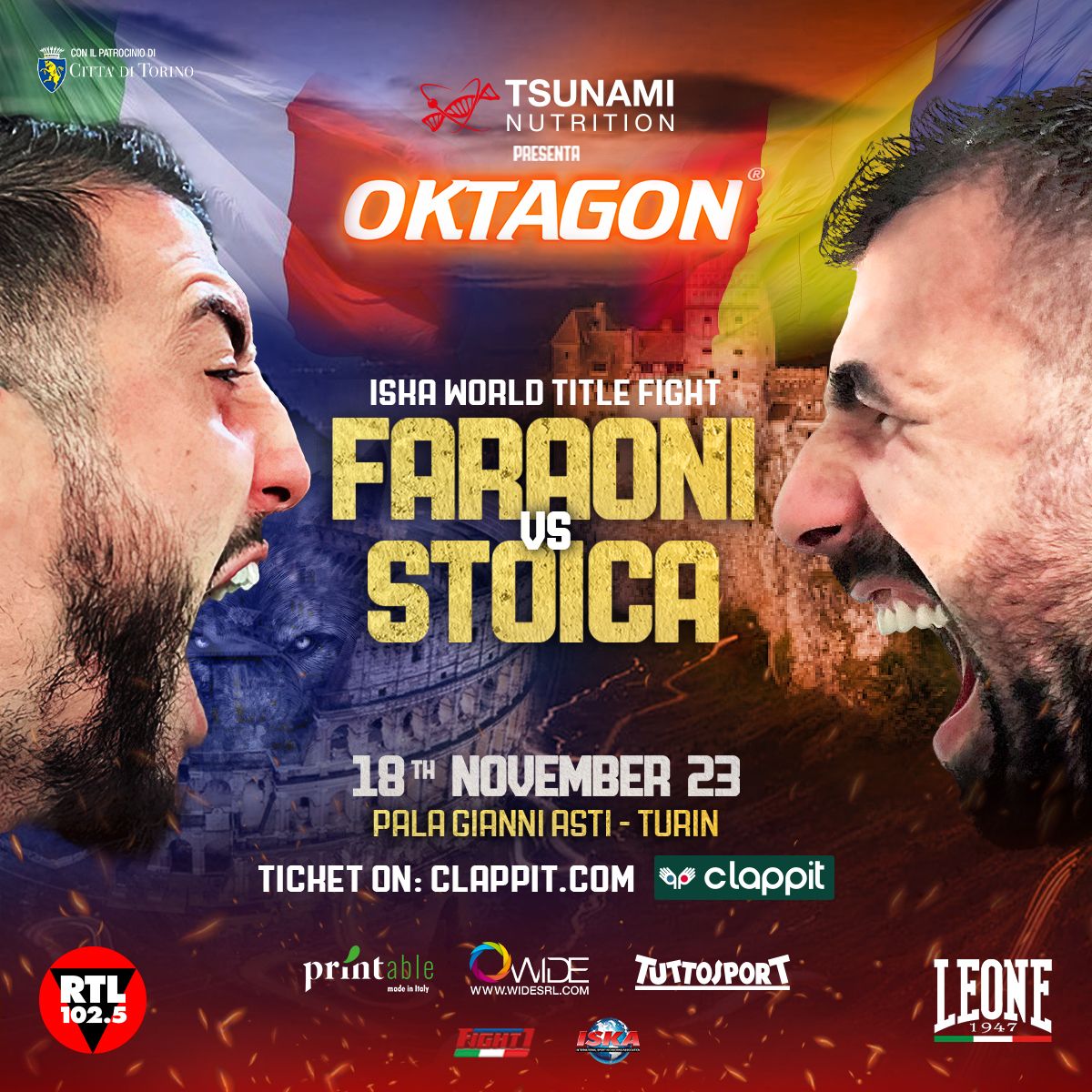 Mattia Faraoni VS Bogdan Stoica ad Oktagon: dove e quando vedere il match per il titolo mondiale