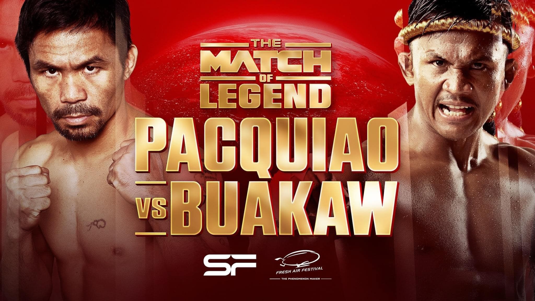 Buakaw vs Manny Pacquiao: il match improbabile delle leggende di un tempo