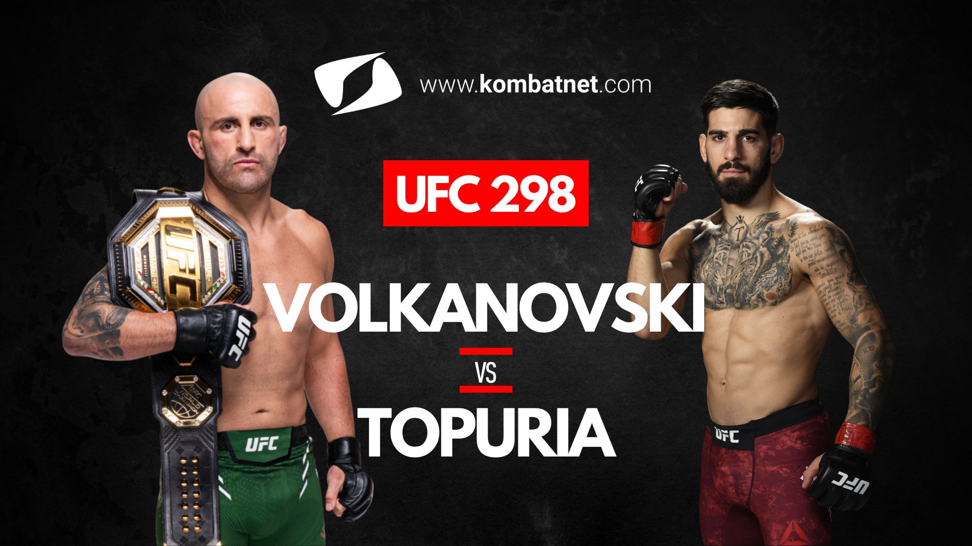 UFC 298: Volkanovski vs. Topuria infiamma l'Honda Center di Anaheim