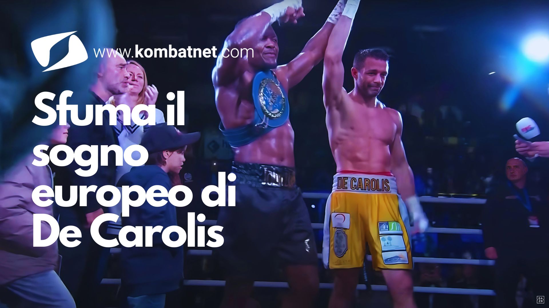 Il grande De Carolis si deve arrendere a Sadjo, il sogno Europeo svanisce