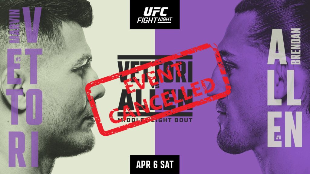 Poster Vettori vs Allen Cancellato - Kombatnet