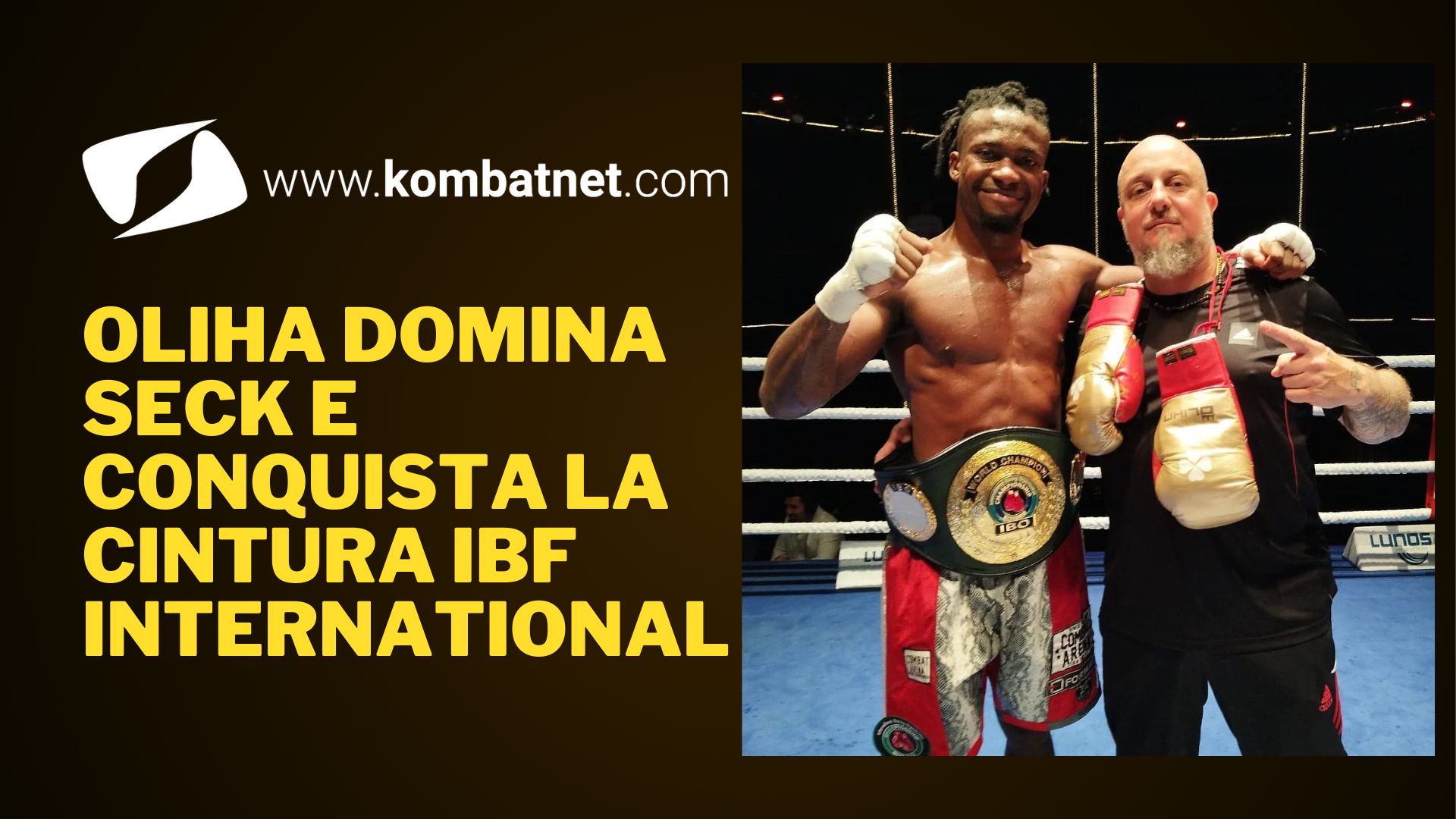 Boxe, Etinosa Oliha inarrestabile: domina Seck e conquista la cintura IBF International