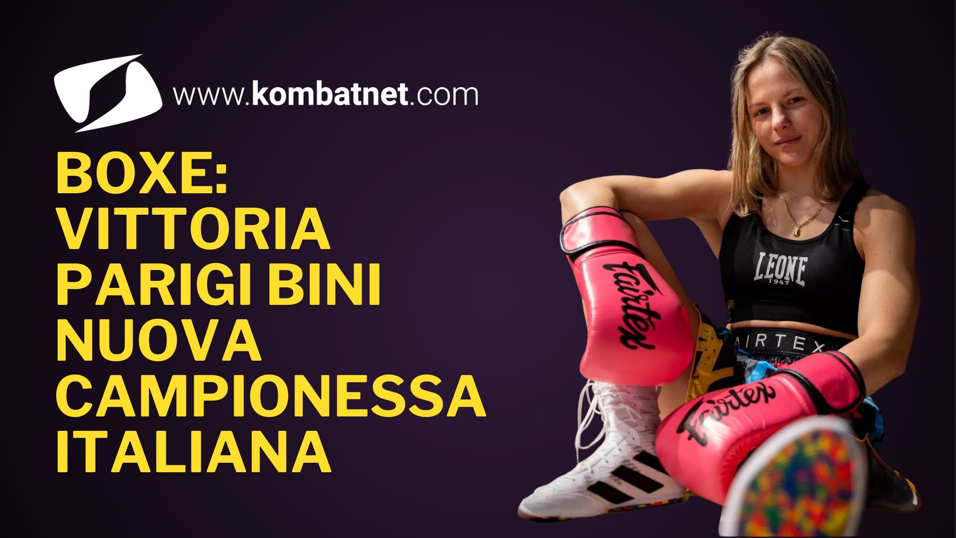 Vittoria Parigi Bini è la nuova campionessa di pugilato italiana dei pesi paglia