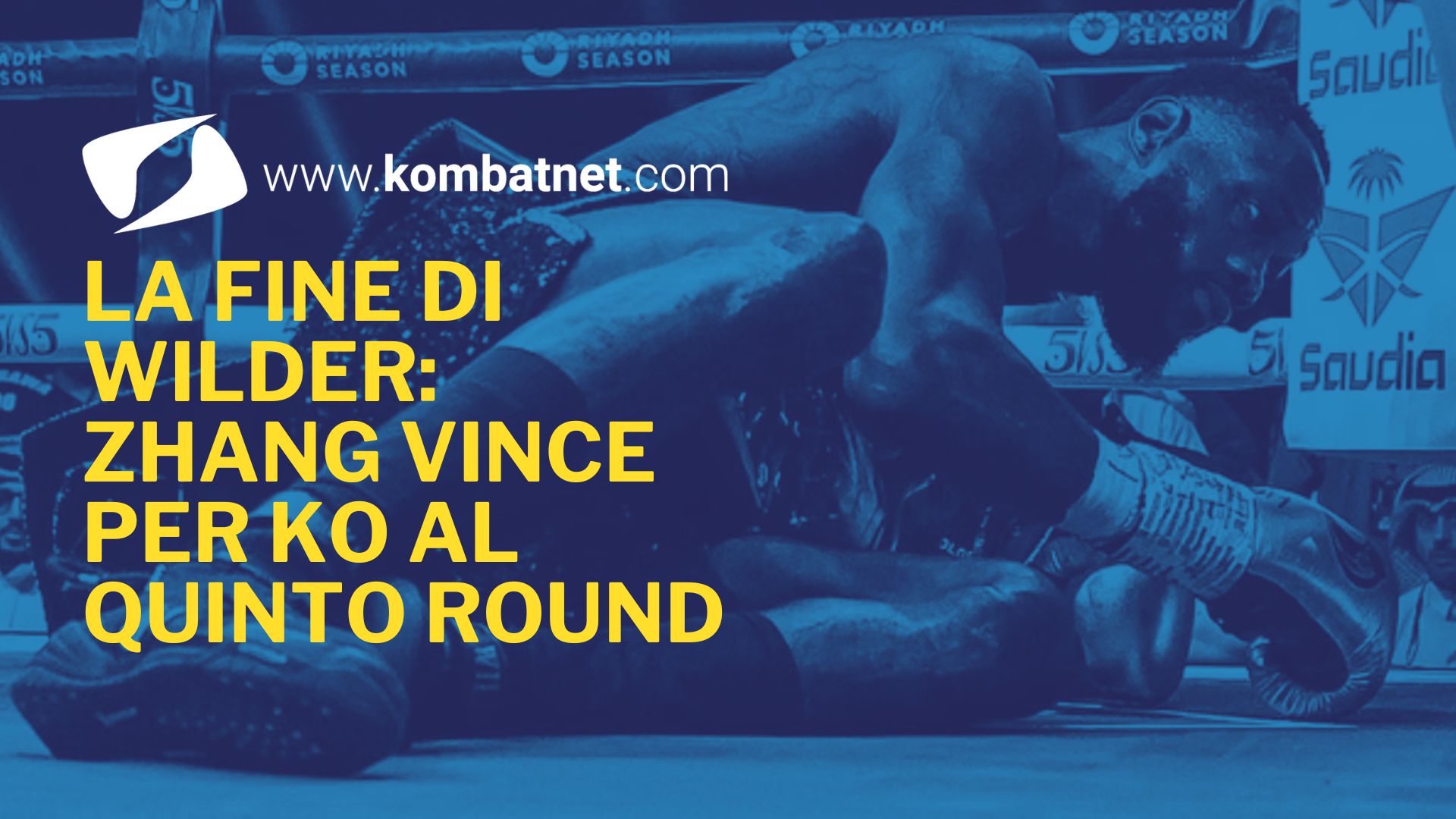 La fine di Deontay Wilder: Zhang vince per KO al quinto round