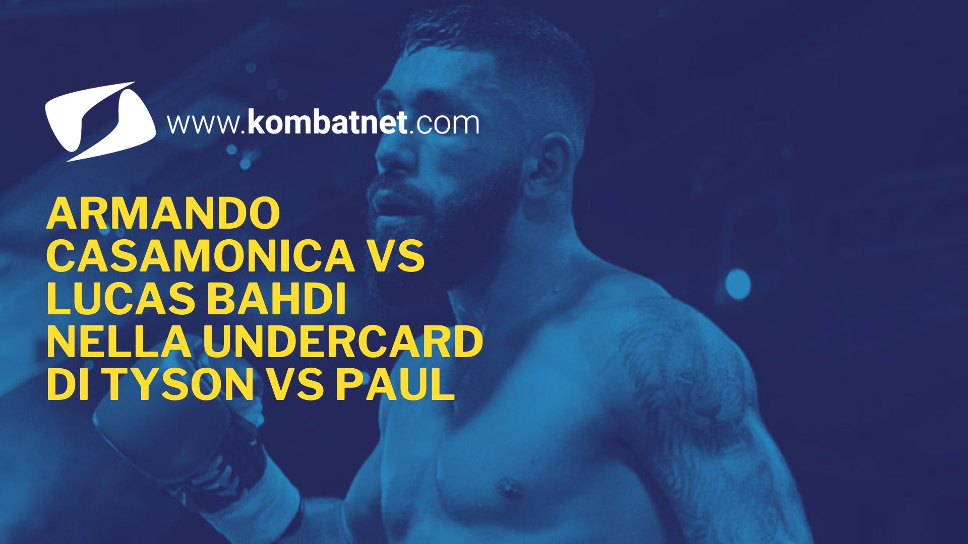 Armando Casamonica vs Lucas Bahdi nella undercard di Tyson VS Paul