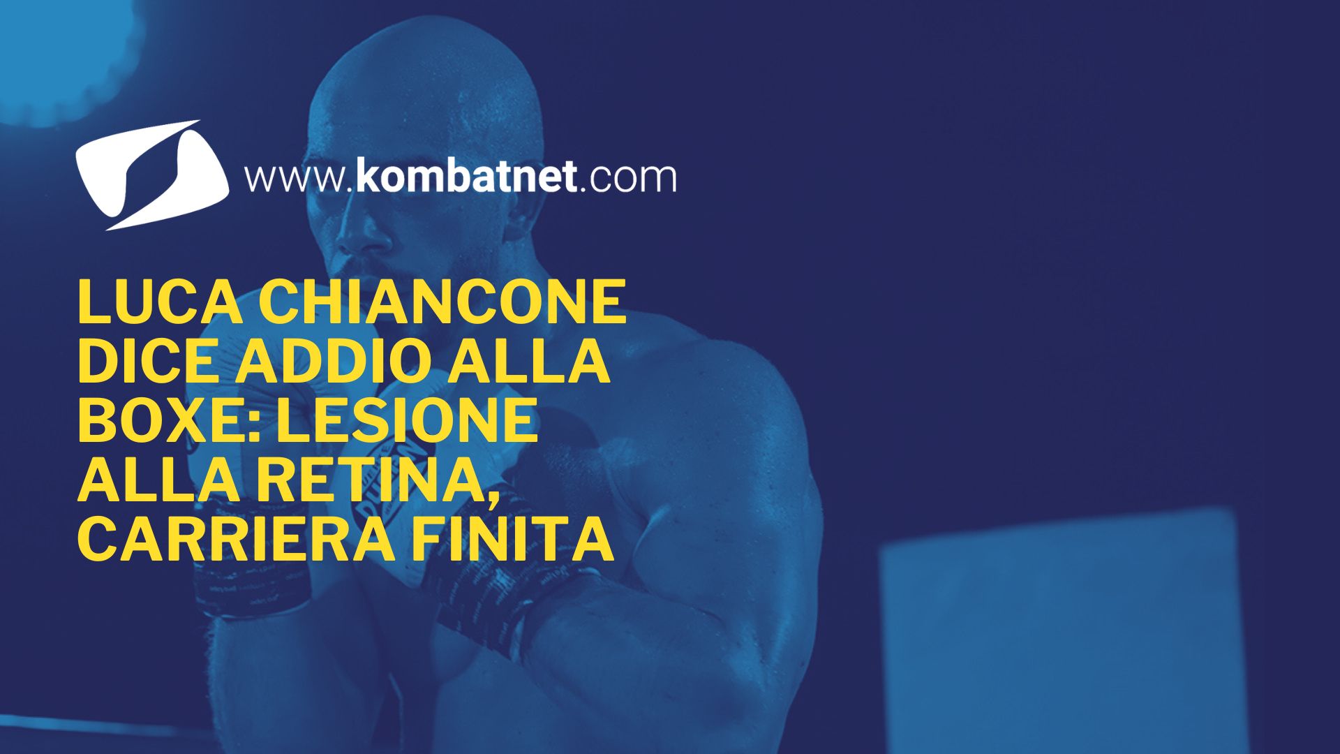 Luca Chiancone, addio alla boxe: lesione alla retina, carriera finita