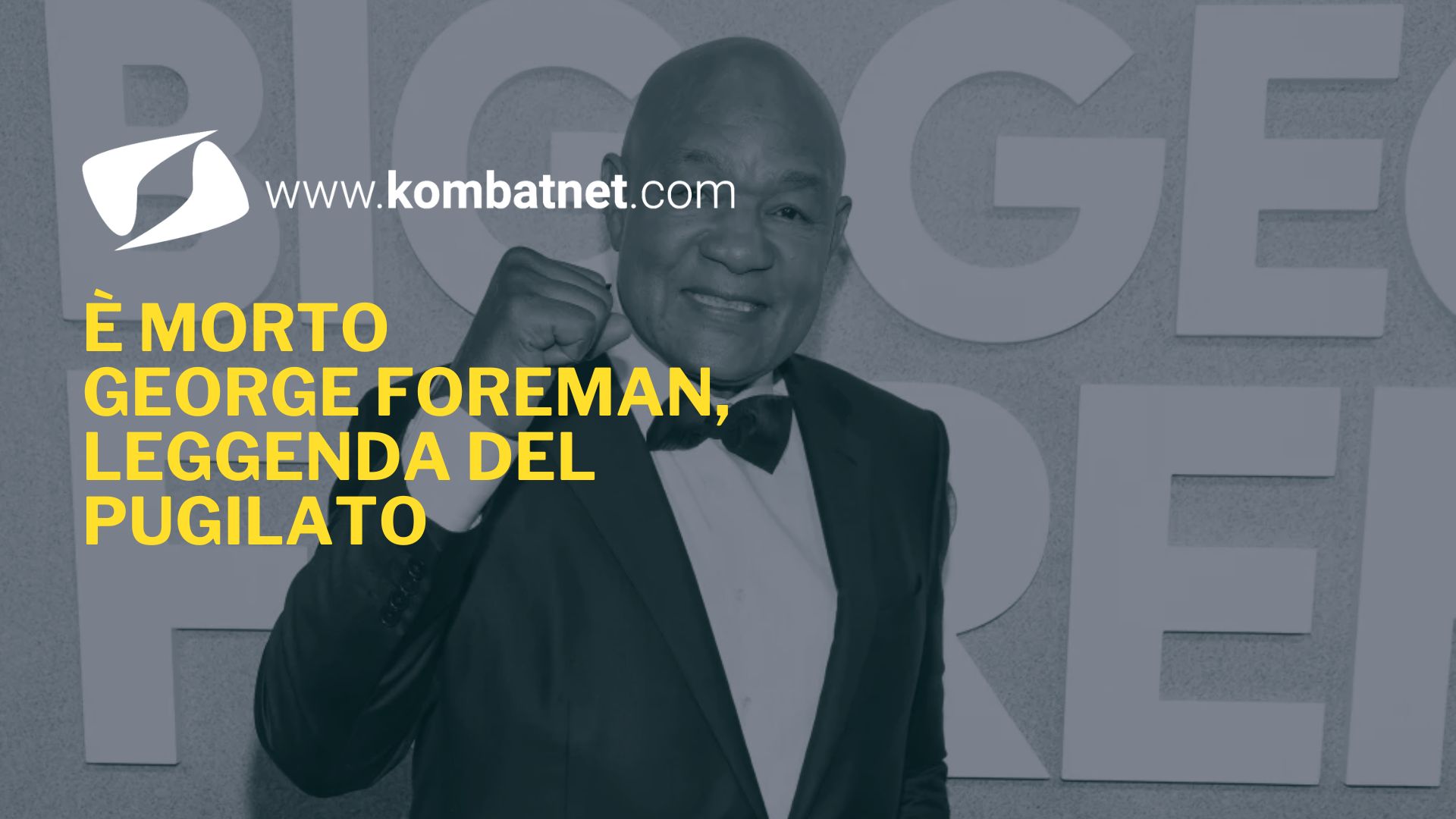 È morto George Foreman, leggenda del pugilato