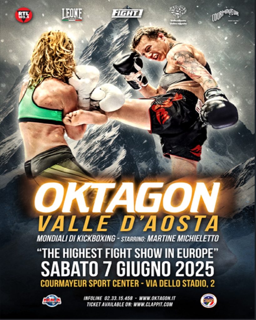 Locandina Oktagon Val D'Aosta - Martine Michieletto - Kombatnet