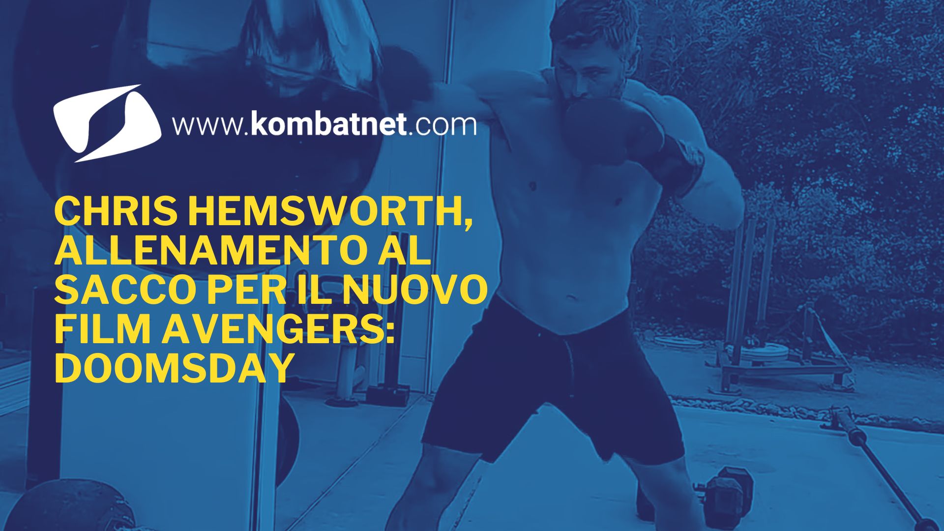 Chris Hemsworth, allenamento al sacco per il nuovo film Avengers: Doomsday