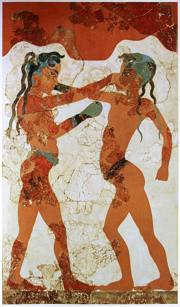 Affresco raffigurante giovani pugili - Kombatnet Wiki