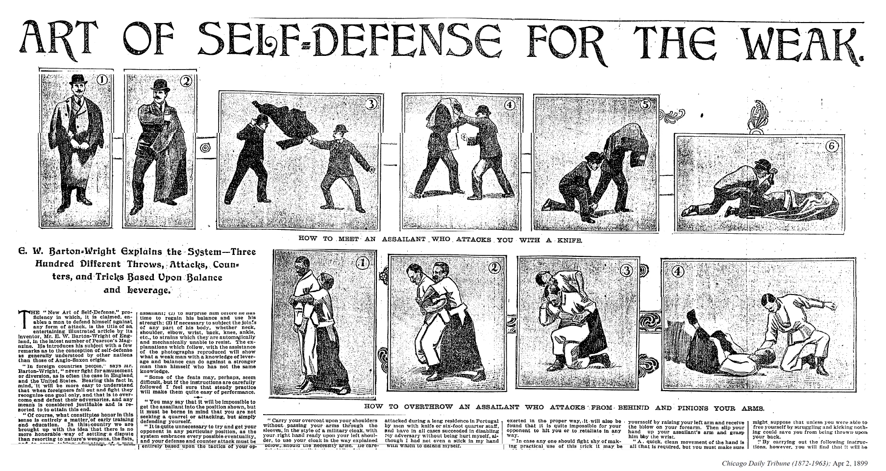Bartitsu Art of Self Defense for the weak - Kombatnet
