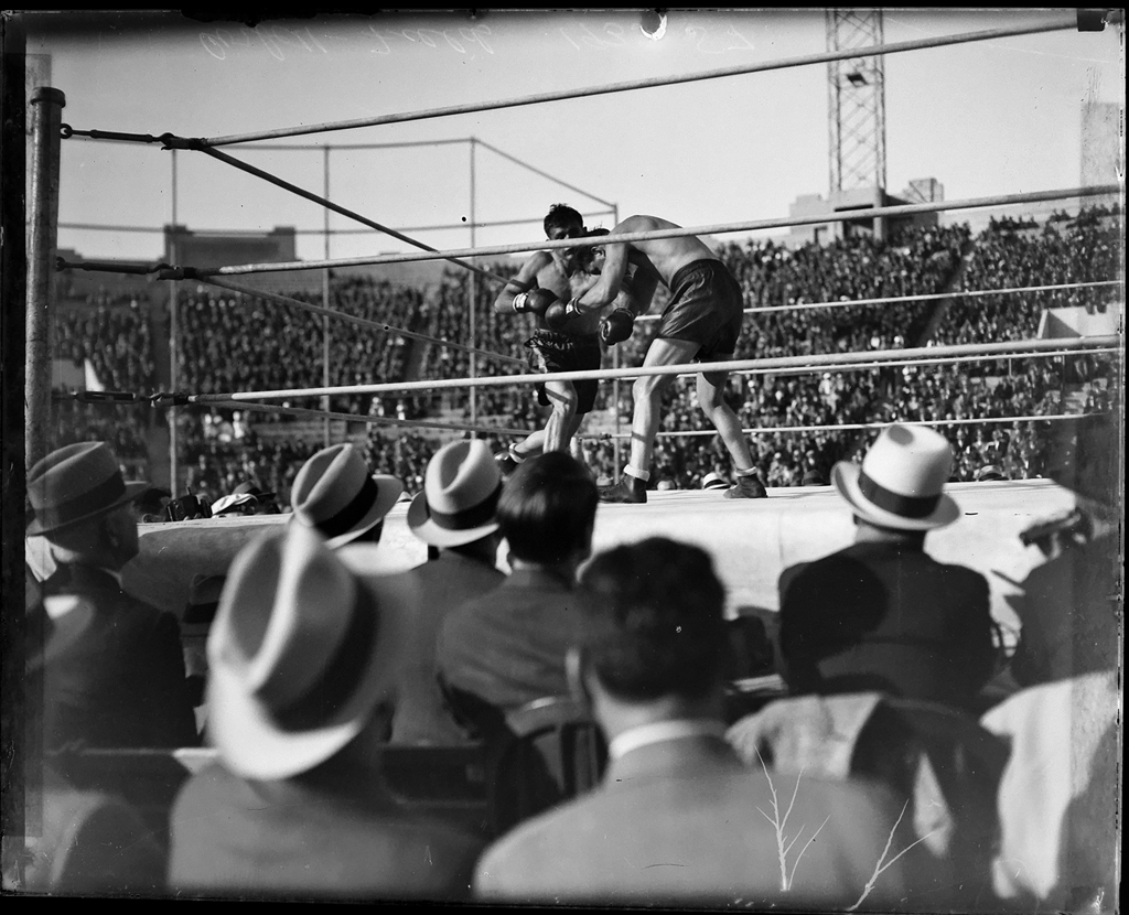 Corbett contro Jackie Fields al Seals Stadium di San Francisco 1933 - Kombatnet Wiki