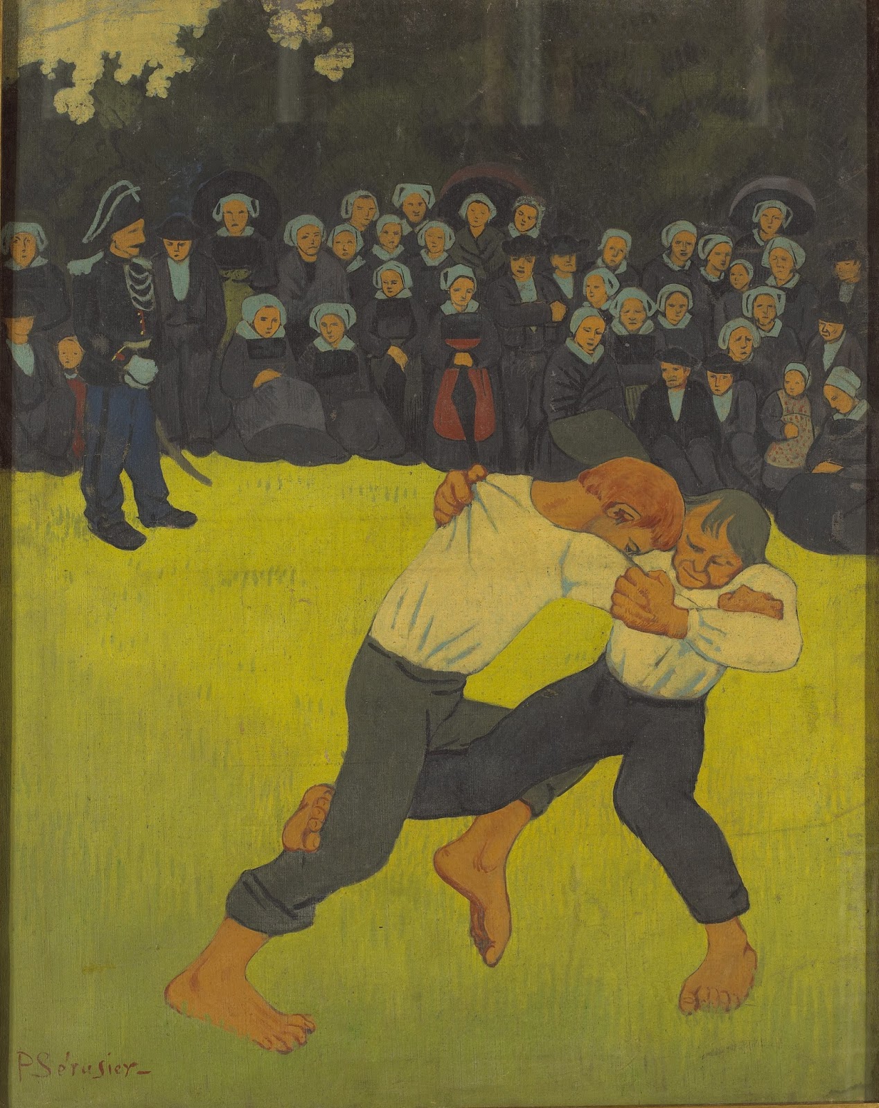 La lutte bretone - dipinto di Paul Serusier - Kombatnet Wiki